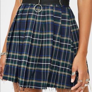 Dress Code Plaid Skirt